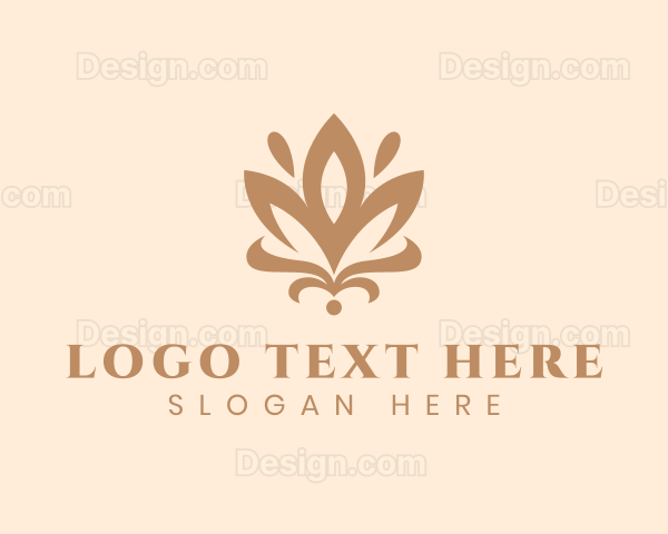 Lotus Flower Petal Logo