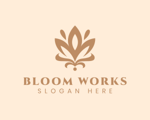 Lotus Flower Petal logo design