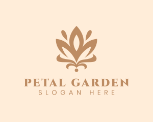 Lotus Flower Petal logo design