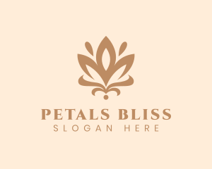 Lotus Flower Petal logo design