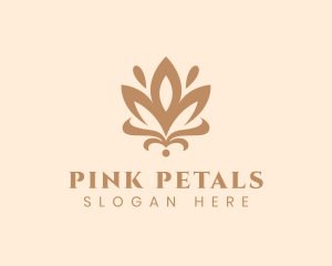 Lotus Flower Petal logo design