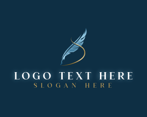 Contract - Quill Feather Writing logo design
