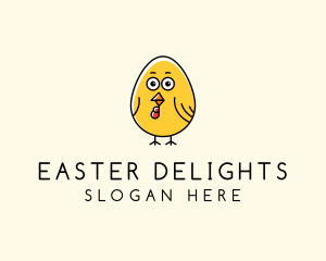 Cute Chick Egg logo design