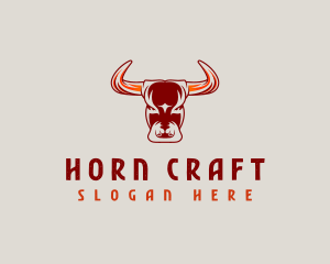 Bull Buffalo Horn logo design