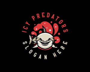 Wildlife Shark Predator logo design