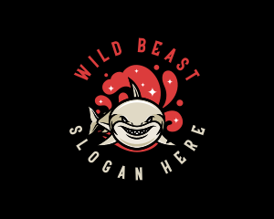 Wildlife Shark Predator logo design