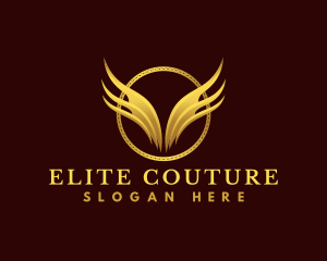 Premium Fashion Wing logo design