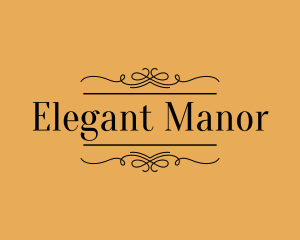 Elegant Fancy Restaurant logo design