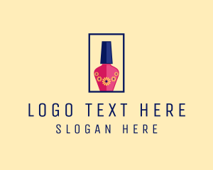 Floral Nail Polish Logo