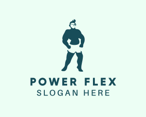 Muscular Gym Instructor  logo