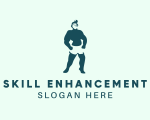 Muscular Gym Instructor  logo