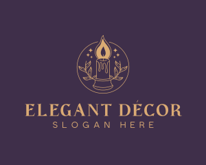 Scented Candle Decoration logo design