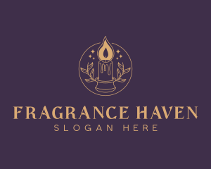 Scented Candle Decoration logo design