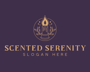 Scented Candle Decoration logo design