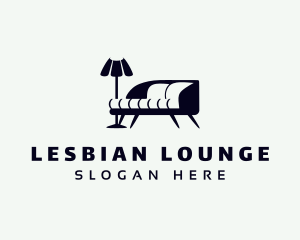 Lounge Sofa Furniture logo design