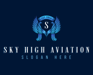 Aviation Wings Flying logo