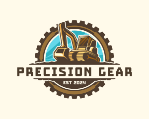 Excavator Heavy Equipment logo