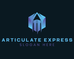 Arrow Express Logistics logo design