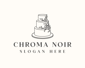 Wedding Cake Baking logo design