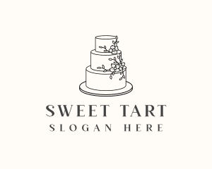 Wedding Cake Baking logo design