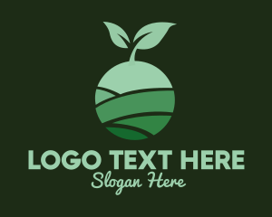 Organic Plant Seeding logo