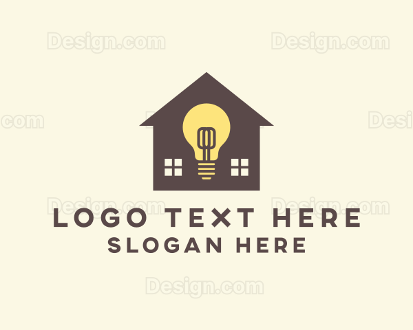 House Light Bulb Logo