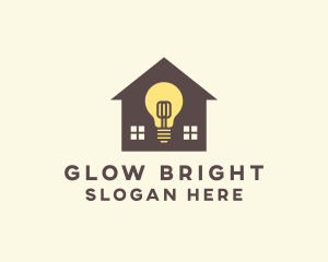 House Light Bulb logo