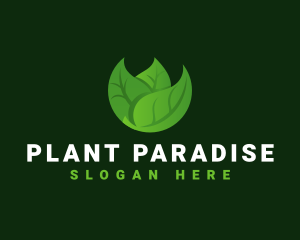 Plant Leaf Eco logo design