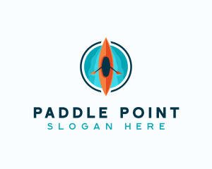 Athletic Kayaking Watersports logo design