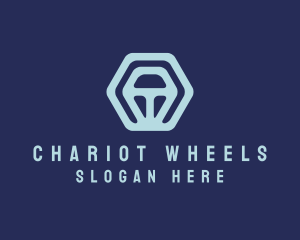 Car Steering Wheel logo design