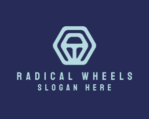 Car Steering Wheel logo design