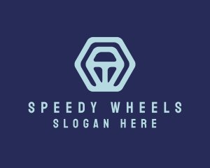 Car Steering Wheel logo design