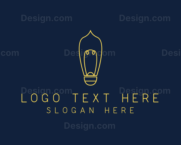 Light Bulb Lighting Logo