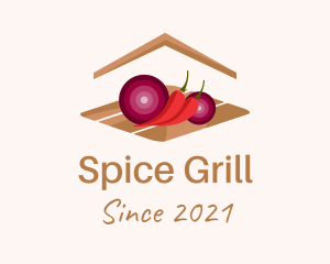 Home Cooking Spices logo design