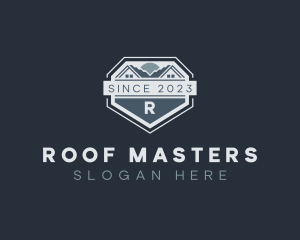 Roof Residence Roofing logo design