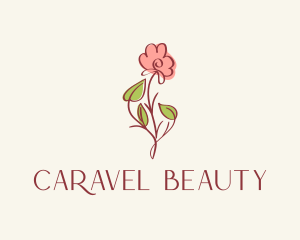 Beauty Product Flower  logo design