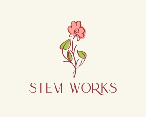 Beauty Product Flower  logo design
