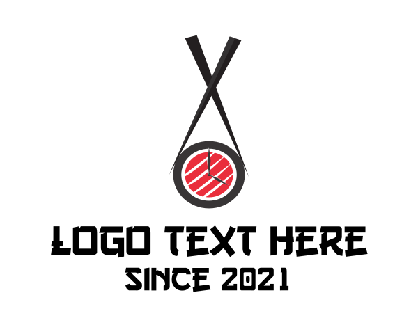 Sushi logo example 3