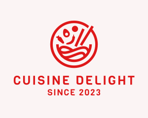 Oriental Soup Cuisine  logo design