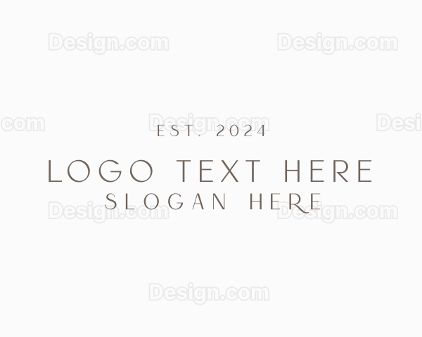 Minimalist Elegant Brand Logo