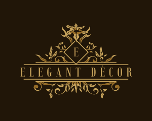 Elegant Floral Ornament logo design