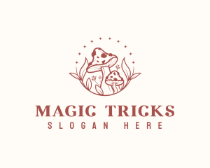 Magical Mushroom Fungus logo design