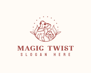 Magical Mushroom Fungus logo design