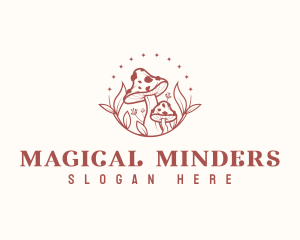 Magical Mushroom Fungus logo design