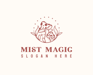 Magical Mushroom Fungus logo design