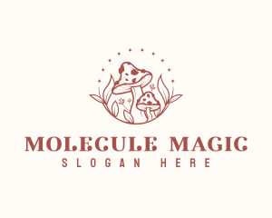 Magical Mushroom Fungus logo design