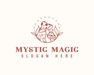 Magical Mushroom Fungus logo design