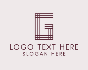 Woven Textile Letter G logo