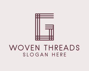 Woven Textile Letter G logo