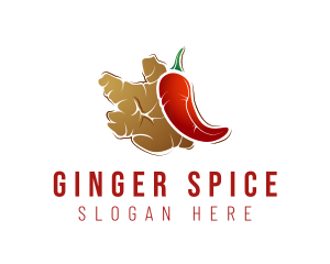 Chili Ginger Food logo design